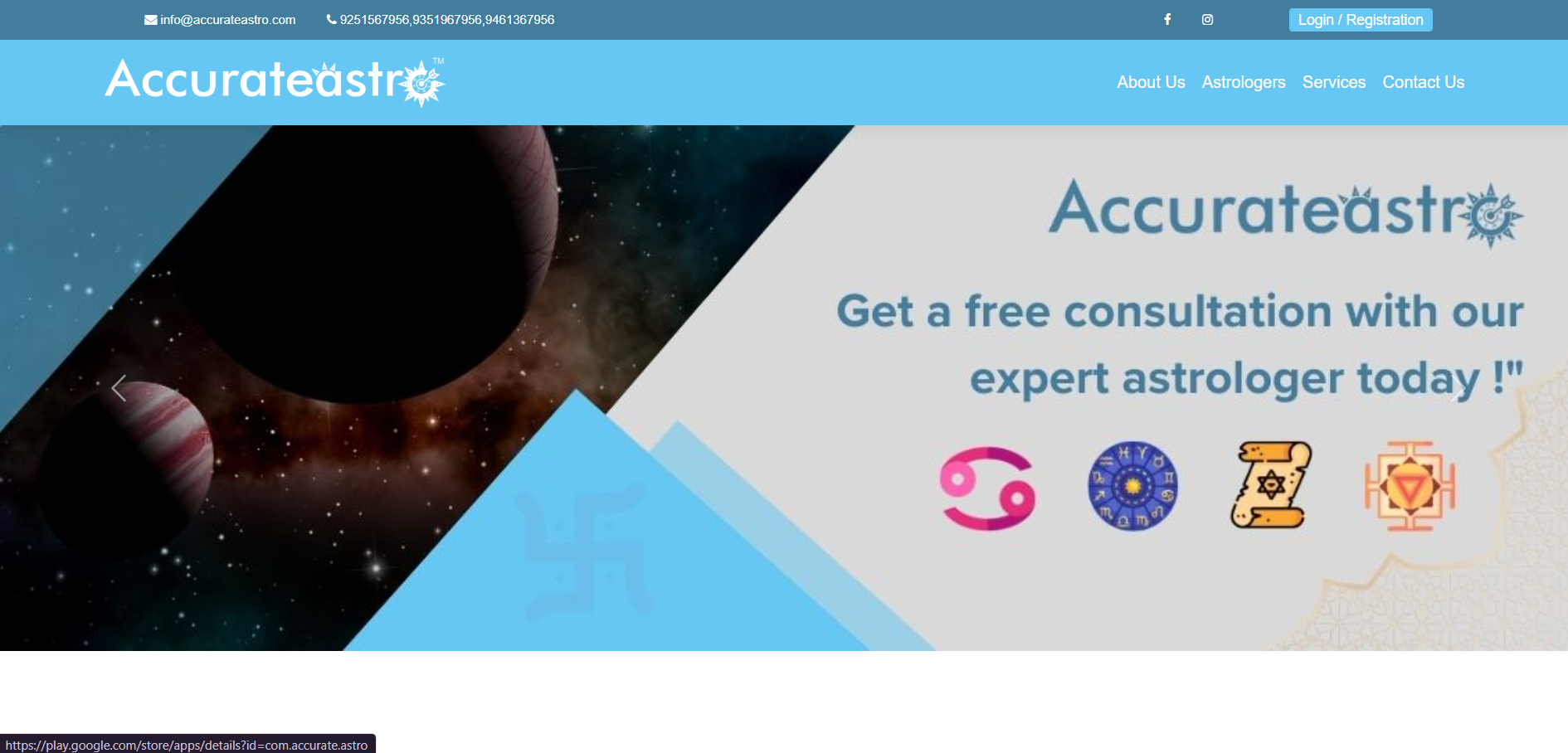 Accurate Astro — Booking Platform by GOBT