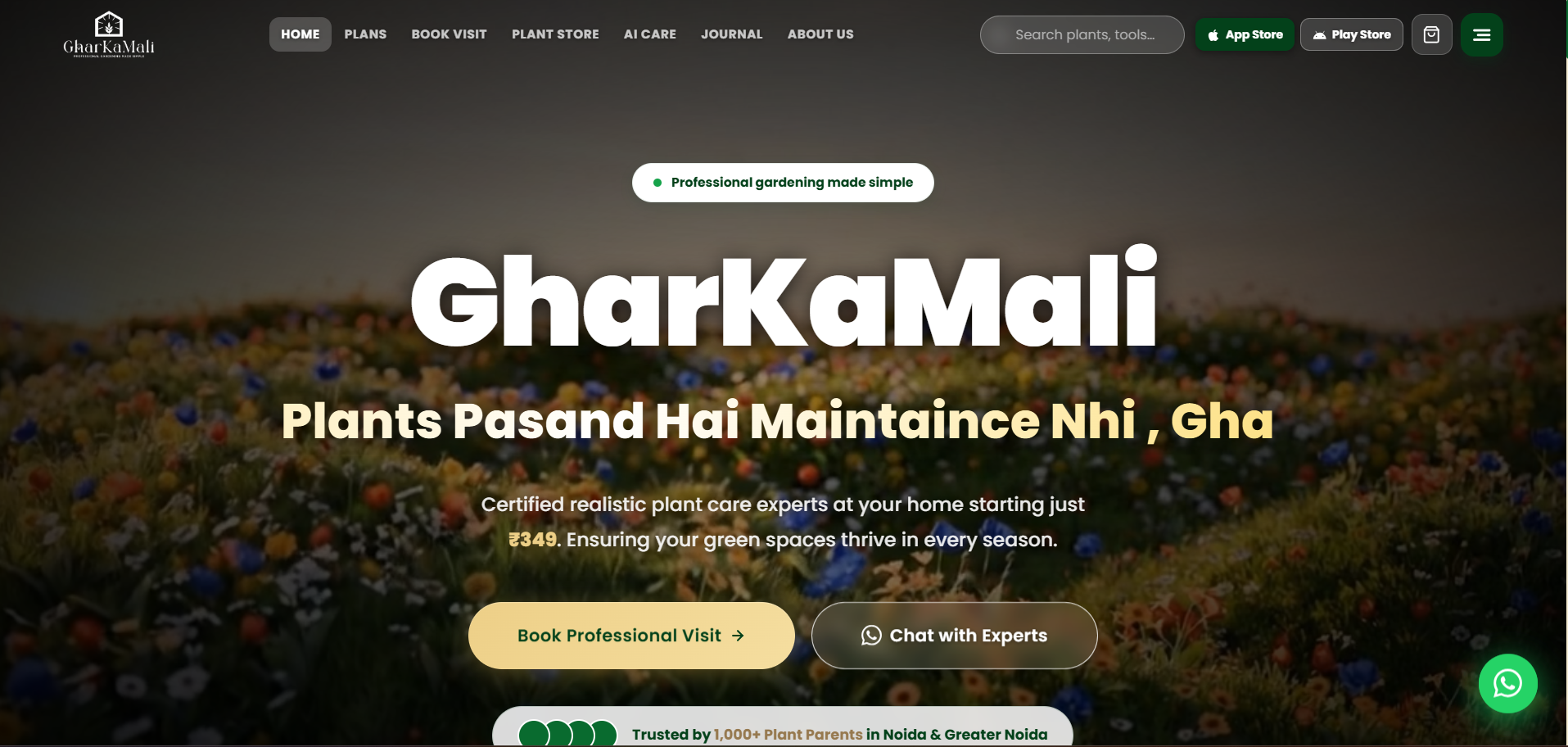 Gharkamali App — Mobile Application by GOBT