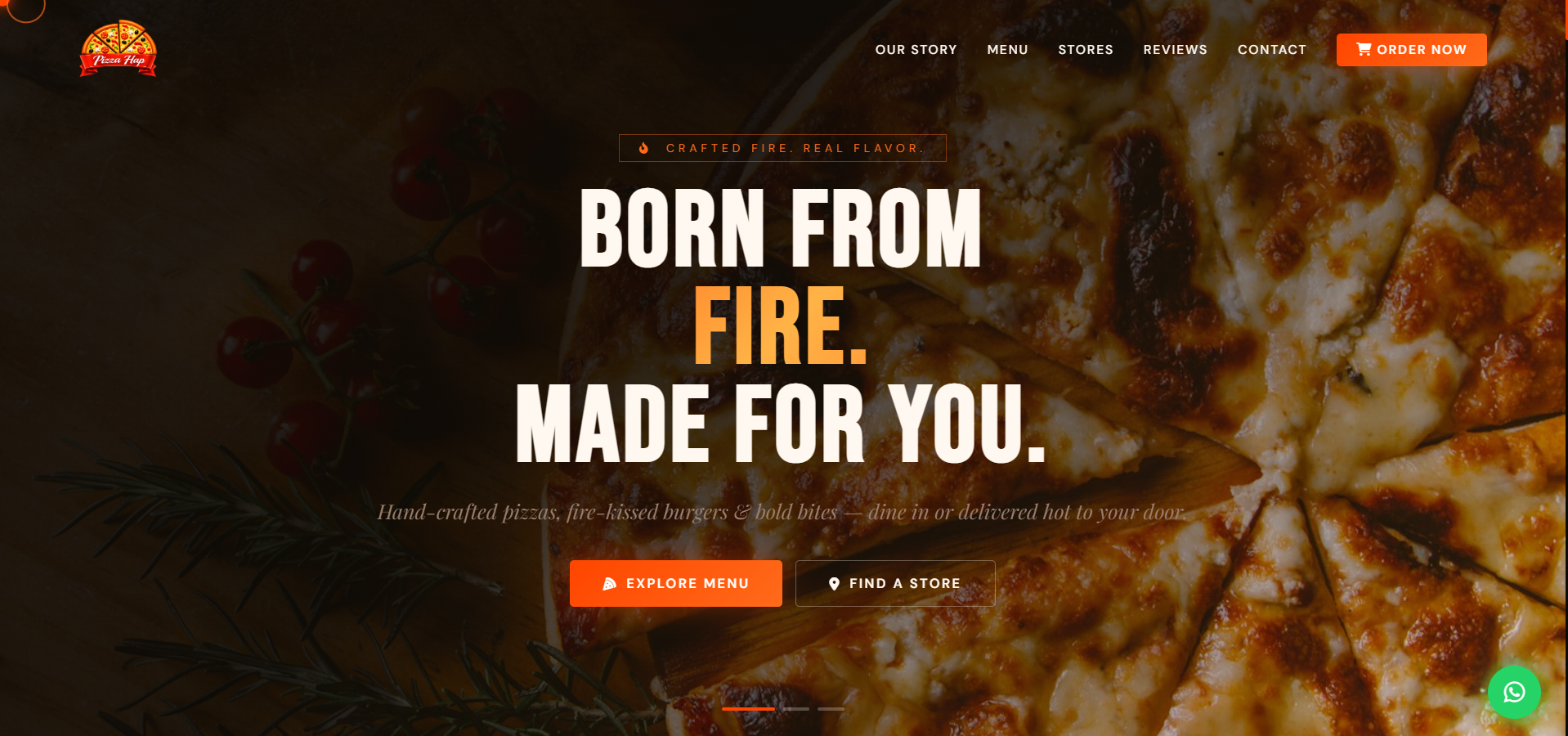 PizzaHap — Web + Branding